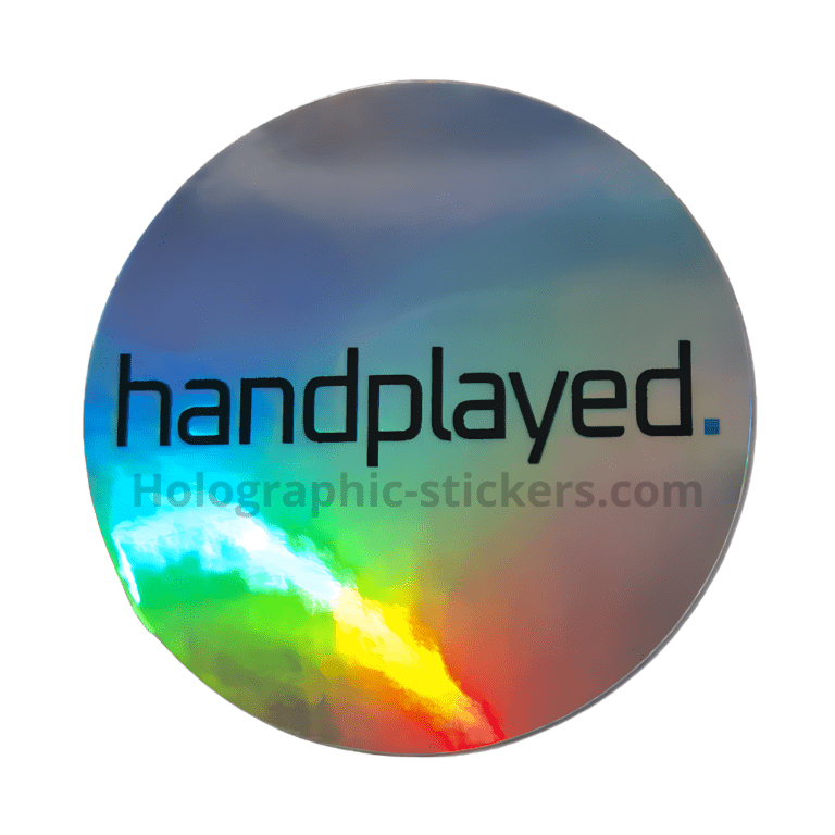 Holografische stickers in full colour voor levensmiddelendozen holografische stickers met eigen ontwerp holografische stickers geen minimale hoeveelheid zelfklevende kleurrijke holografische stickers kleurrijke zelfklevende stickers voor verpakking beste kwaliteit